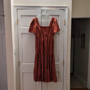 NWT Abercrombie & Fitch tiered midi dress